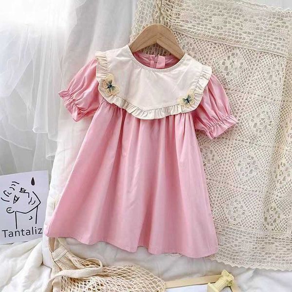 girl's dresses summer pink lace butterfly floral dress lolita child girls casual midi dress children dresses for teens party princess s, Red;yellow
girl's dresses summer pink lace butterfly floral dress lolita child girls casual midi dress children dresses for teens party princess s, Red;yellow