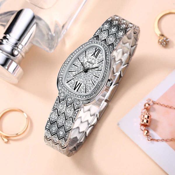 anomalous watch nary/nerifeng selling light luxury full diamond women's watch snake head design waterproof quartz 7043, Slivery;brown
anomalous watch nary/nerifeng selling light luxury full diamond women's watch snake head design waterproof quartz 7043, Slivery;brown