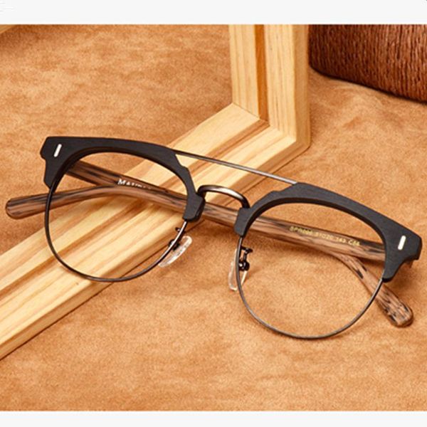 fashion sunglasses frames brand designer vintage wooden acetate glasses frame men women double beam myopia prescription eyeglasses spectacle, Black
fashion sunglasses frames brand designer vintage wooden acetate glasses frame men women double beam myopia prescription eyeglasses spectacle, Black
