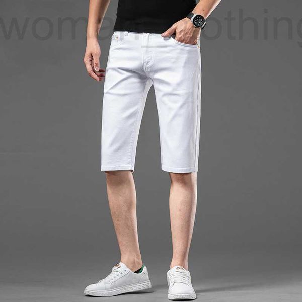 men's jeans designer white denim shorts men's korean version slim straight five-point middle pants light luxury brand elastic casu, Blue
men's jeans designer white denim shorts men's korean version slim straight five-point middle pants light luxury brand elastic casu, Blue