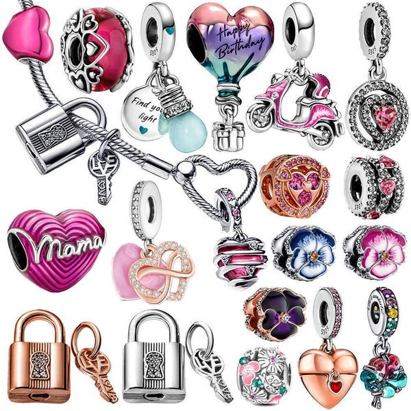 charm bracelets sparkling pink air balloon dangle charms 2022 new fit pandora silver 925 original bracelet beads charm for pendant jewelry l, Golden;silver
charm bracelets sparkling pink air balloon dangle charms 2022 new fit pandora silver 925 original bracelet beads charm for pendant jewelry l, Golden;silver