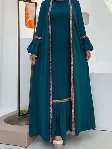 ethnic clothing eid muslim abaya women dress 2 piece set prayer morocco caftan ruffle abayas gowns dubai arabic kimono cardigan robe outwear, Red
ethnic clothing eid muslim abaya women dress 2 piece set prayer morocco caftan ruffle abayas gowns dubai arabic kimono cardigan robe outwear, Red