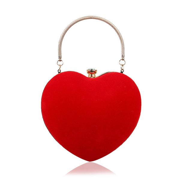 velvet heart handle bag dinner handbag women's fashion banquet versatile dress wristlets prom shoulder bag versatile banquet evening cl, Black
velvet heart handle bag dinner handbag women's fashion banquet versatile dress wristlets prom shoulder bag versatile banquet evening cl, Black