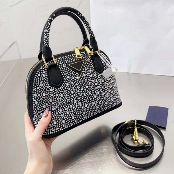 beading shell bags designer bag woman rhinestone handbag crossbody tote bag single shoulder shining bead diamond totes nylon 5a quality 2023
beading shell bags designer bag woman rhinestone handbag crossbody tote bag single shoulder shining bead diamond totes nylon 5a quality 2023