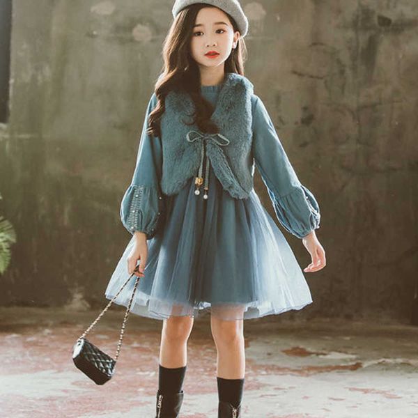 girl's dresses autumn children infant clothing girls costume fur vest party dresses set princess kids clothes dress school wear for gir, Red;yellow
girl's dresses autumn children infant clothing girls costume fur vest party dresses set princess kids clothes dress school wear for gir, Red;yellow