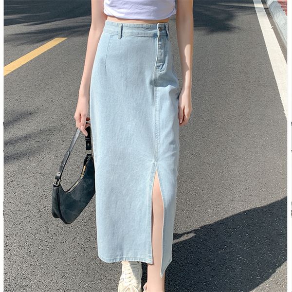 skirts irregular split medium length light blue denim women's spring summer thin allmatch girl casual female 230225, Black
skirts irregular split medium length light blue denim women's spring summer thin allmatch girl casual female 230225, Black