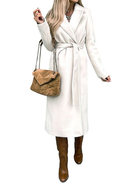 women's wool blends yileegoo women s notched lapel coats classic long sleeve solid color belted overcoat winter coat 230227, Black
women's wool blends yileegoo women s notched lapel coats classic long sleeve solid color belted overcoat winter coat 230227, Black