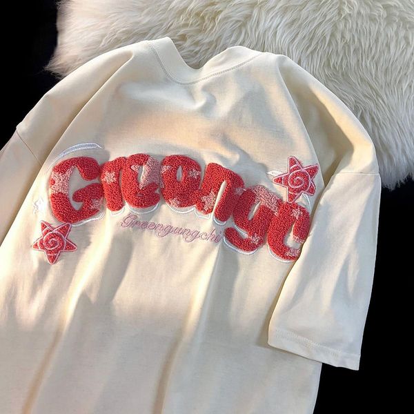 women's tshirt coon american leer sars embroidery shor sleeved shir female summer couple all mach op rend y2k op oversized shir 230225, White
women's tshirt coon american leer sars embroidery shor sleeved shir female summer couple all mach op rend y2k op oversized shir 230225, White
