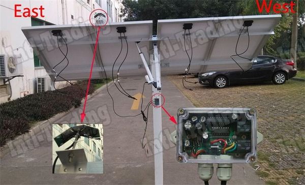 complete single axis electronic solar tracker tracking controller for rv 100w watt pv solar panel system
complete single axis electronic solar tracker tracking controller for rv 100w watt pv solar panel system