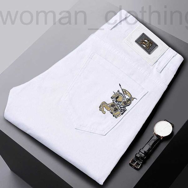 men's jeans designer tide brand pure white jeans men's elastic slim fit small foot simple pants fashion 1xj7, Blue
men's jeans designer tide brand pure white jeans men's elastic slim fit small foot simple pants fashion 1xj7, Blue