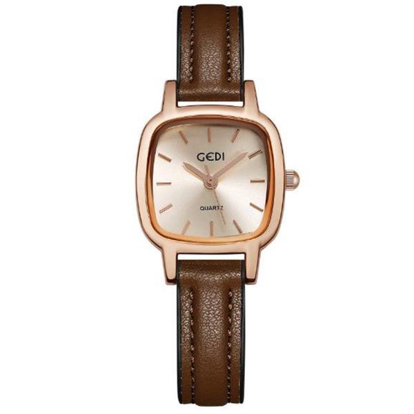 gedi 2023 new vintage square small square dial simple fashion generous belt quartz watch women's gift 13038, Slivery;golden
gedi 2023 new vintage square small square dial simple fashion generous belt quartz watch women's gift 13038, Slivery;golden
