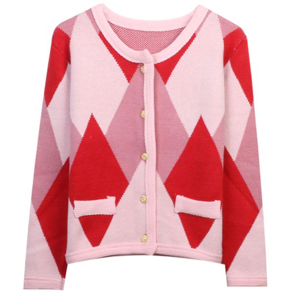 206 2023 spring summer women sweater long sleeve crew neck cardigan pink brand same style striped pullover womens mingme, White;black
206 2023 spring summer women sweater long sleeve crew neck cardigan pink brand same style striped pullover womens mingme, White;black