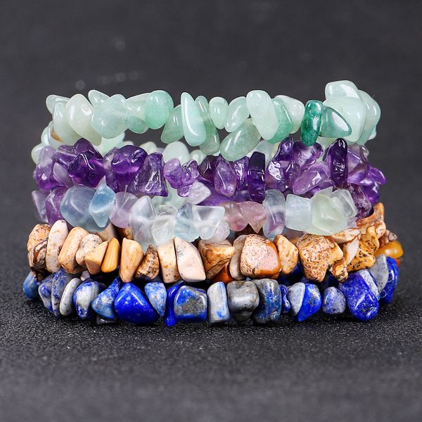 irregular mixed nature stone beaded bracelets colorful crystal gemstone beads bracelet adjustable yoga energy anxiety relief boho beach jewe, Black
irregular mixed nature stone beaded bracelets colorful crystal gemstone beads bracelet adjustable yoga energy anxiety relief boho beach jewe, Black