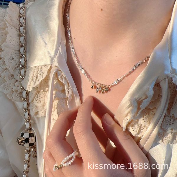 high-quality chen mo niche french tiffay design sense italian silver lin lang pendant necklace with pure stitching collarbone chain, Golden;silver
high-quality chen mo niche french tiffay design sense italian silver lin lang pendant necklace with pure stitching collarbone chain, Golden;silver