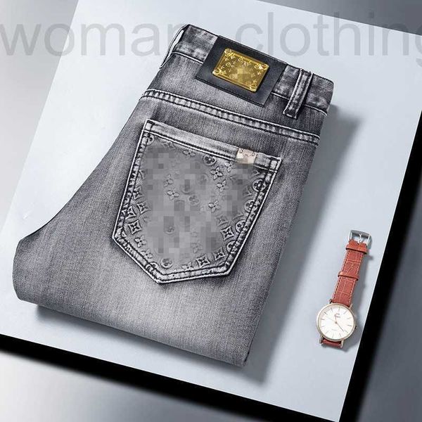 men's jeans designer 2023 spring new slim fit cotton fashion brand smoke grey pants lthw, Blue
men's jeans designer 2023 spring new slim fit cotton fashion brand smoke grey pants lthw, Blue