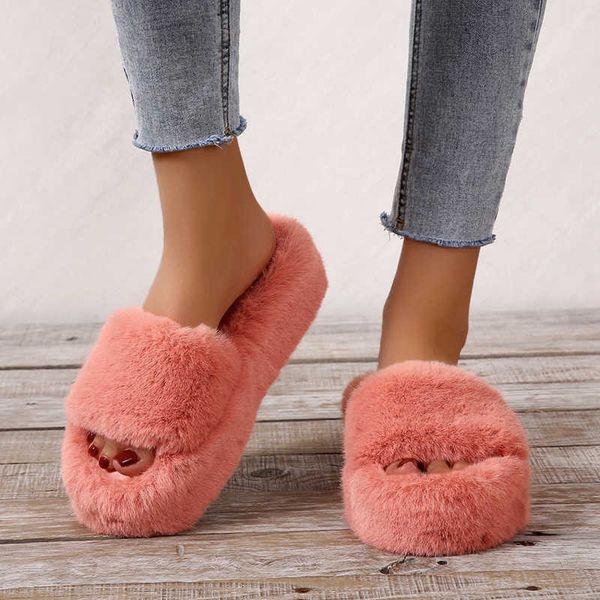 slippers 2022 daughter quality luxury one word thick sole warm plus velvet home women shoes plush open toe cotton y2302, Black
slippers 2022 daughter quality luxury one word thick sole warm plus velvet home women shoes plush open toe cotton y2302, Black