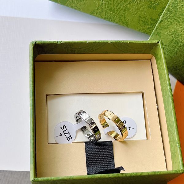 fashionable and exquisite wedding ring popular designer ring 18k gold plated classic quality jewelry accessories selected lovers gifts forwp, Slivery;golden
fashionable and exquisite wedding ring popular designer ring 18k gold plated classic quality jewelry accessories selected lovers gifts forwp, Slivery;golden