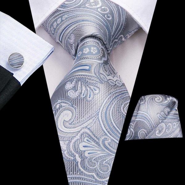 neck ties gray silver paisley silk wedding tie for men handky cufflink gift mens necktie fashion design business party dropshipping hitie j2, Blue;purple
neck ties gray silver paisley silk wedding tie for men handky cufflink gift mens necktie fashion design business party dropshipping hitie j2, Blue;purple
