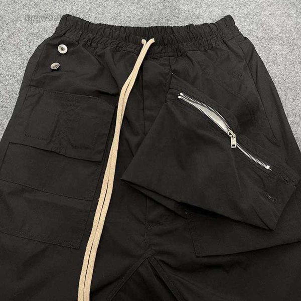high street rick soli pocket shorts comfortable split loose shorts oversized owens cotton shorts men streetwear men clothing, White;black
high street rick soli pocket shorts comfortable split loose shorts oversized owens cotton shorts men streetwear men clothing, White;black