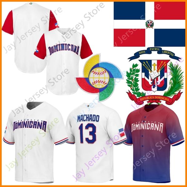 2023 team dominican republic baseball jersey wbc world classic jeremy pena julio rodriguez juan soto vladimir guerrero jr. manny machado fra, Blue;black
2023 team dominican republic baseball jersey wbc world classic jeremy pena julio rodriguez juan soto vladimir guerrero jr. manny machado fra, Blue;black