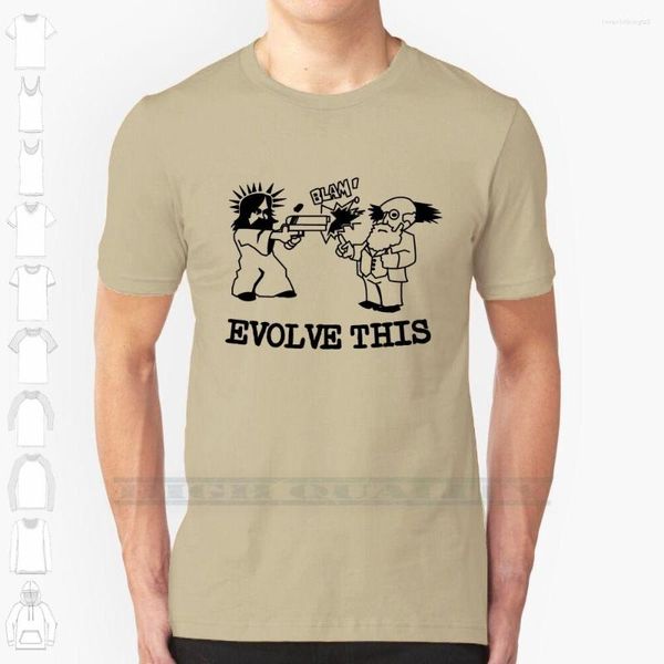 men's t shirts jesus and darwin - evolve this streetwear funny black clothing mens shirt tees cornetto trilogy simon, White;black
men's t shirts jesus and darwin - evolve this streetwear funny black clothing mens shirt tees cornetto trilogy simon, White;black