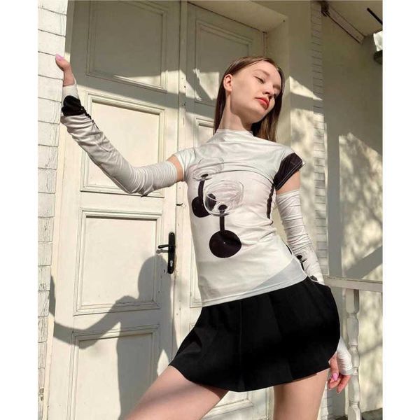 european american retro style designer womens shirt white fashion long sleeved t-shirt wine glass print y2k tee
european american retro style designer womens shirt white fashion long sleeved t-shirt wine glass print y2k tee