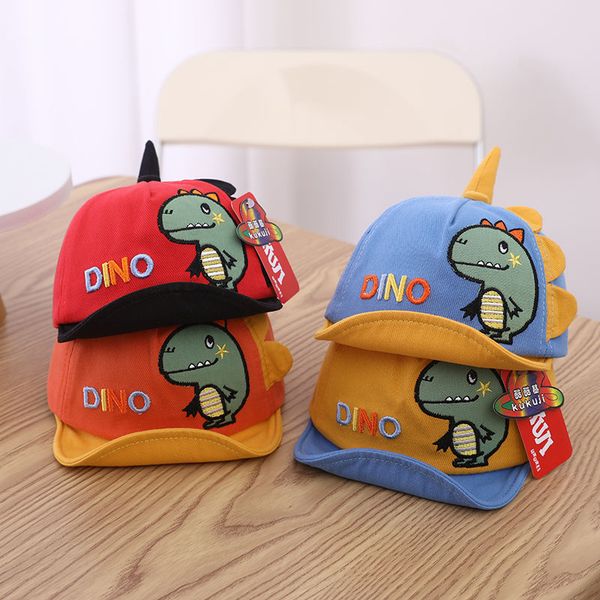 m564 spring summer baby kids baseball hat cartoon dinosaur letter embroidery peaked cap boys girls ball caps children hats sunhat, Yellow
m564 spring summer baby kids baseball hat cartoon dinosaur letter embroidery peaked cap boys girls ball caps children hats sunhat, Yellow