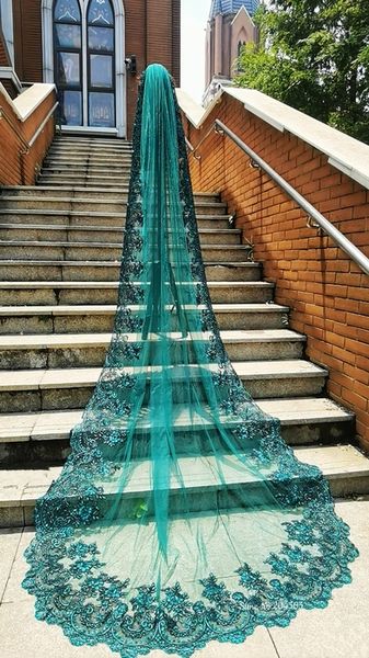 wedding hair jewelry unique green mixed black lace veil one layer 3 meters long bridal veils with comb accessories mm 230225, Slivery;golden
wedding hair jewelry unique green mixed black lace veil one layer 3 meters long bridal veils with comb accessories mm 230225, Slivery;golden