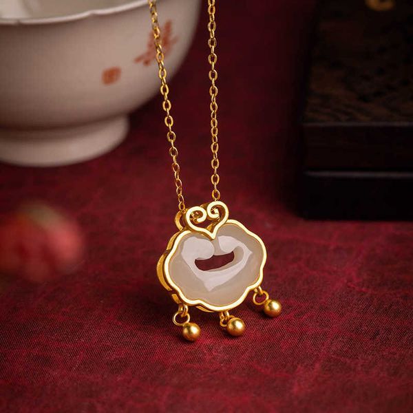 satisfactory peace ruyi lock necklace luxury national style concentric lock female accessories literature longevity lock necklace, Silver
satisfactory peace ruyi lock necklace luxury national style concentric lock female accessories literature longevity lock necklace, Silver