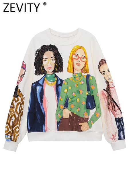 women's hoodies sweatshirts zevity women fashion contrast color girls print casual fleece sweatshirts female long sleeve hoodies chic p, Black
women's hoodies sweatshirts zevity women fashion contrast color girls print casual fleece sweatshirts female long sleeve hoodies chic p, Black
