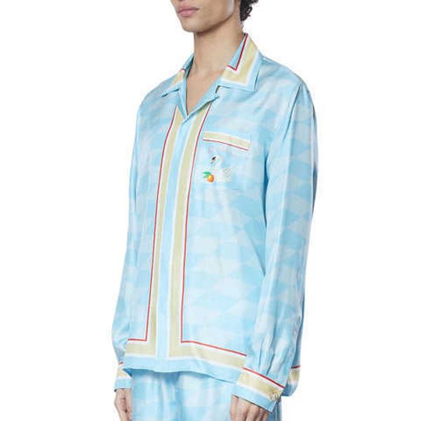 casablanca hawaii beach shirt men and women damiers et cygne bleu white twill shirt, White;black
casablanca hawaii beach shirt men and women damiers et cygne bleu white twill shirt, White;black