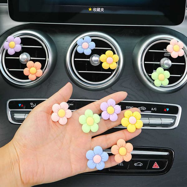decorations 6pcs/set flower outlet vent small daisy air conditioning clip car interior decoration gift for girl r230228
decorations 6pcs/set flower outlet vent small daisy air conditioning clip car interior decoration gift for girl r230228
