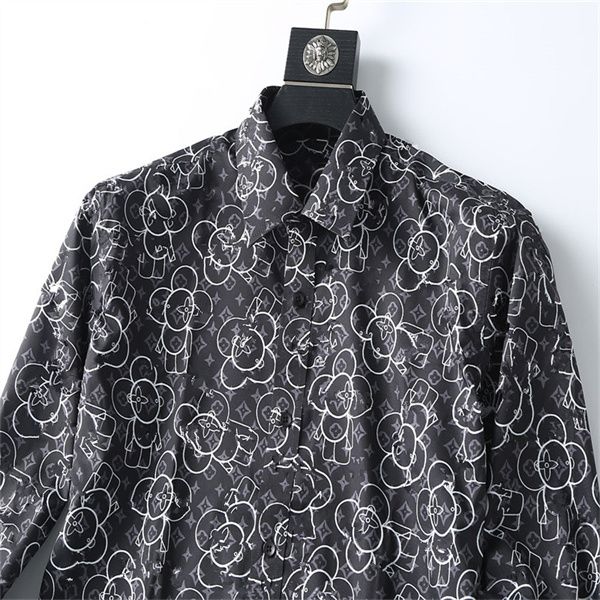 luxury designer formal shirt men's fashion business casual men's long sleeves03, White;black
luxury designer formal shirt men's fashion business casual men's long sleeves03, White;black