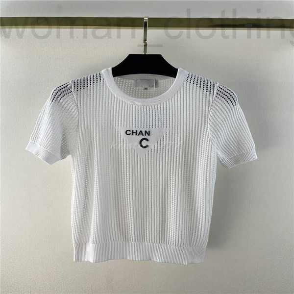 designer 2022 women summer wool knit tee with letter pattern milan runway crop t-shirt clothing high end elasticity hollow qz0u, White
designer 2022 women summer wool knit tee with letter pattern milan runway crop t-shirt clothing high end elasticity hollow qz0u, White