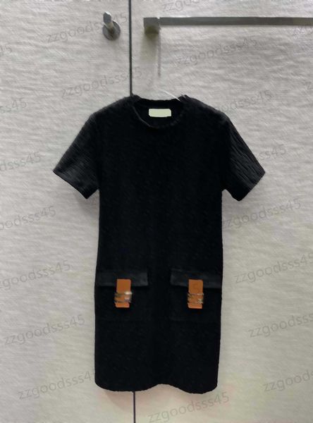 womens designer clothing dresses spring summer fashion casual loose round neck short sleeve dress double f towel jacquard fabric pattern lea, Black;gray
womens designer clothing dresses spring summer fashion casual loose round neck short sleeve dress double f towel jacquard fabric pattern lea, Black;gray