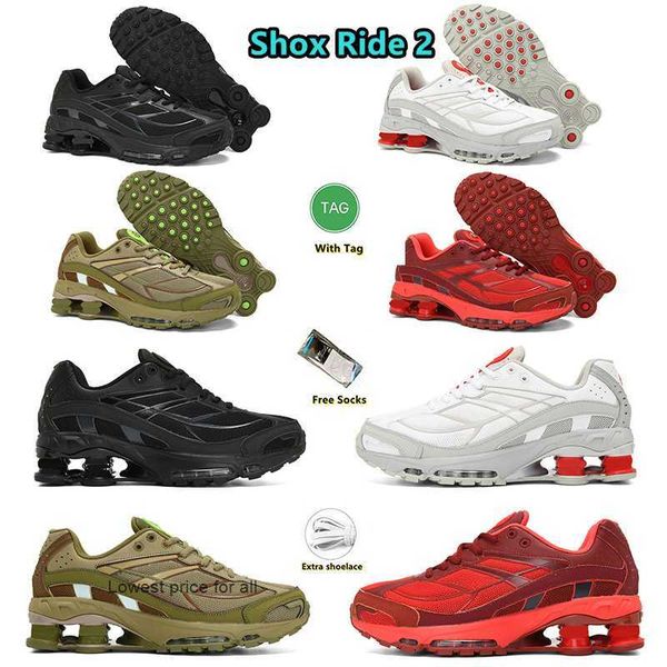 superme x shox ride 2 shoe triple black olive green red white running shoes trainer sport sneaker outdoor shoe for men and women
superme x shox ride 2 shoe triple black olive green red white running shoes trainer sport sneaker outdoor shoe for men and women