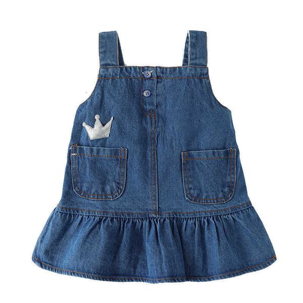 strap skirt girls' spring one-year-old chil1en's spring jeans skirt spring female baby spring 1ess, Blue
strap skirt girls' spring one-year-old chil1en's spring jeans skirt spring female baby spring 1ess, Blue