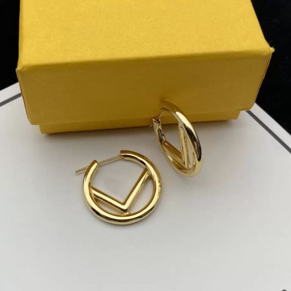 fashion women s senior gold earrings designer gold hoop earrings luxury brand letter design diamond earrings f earrings ladies party with va, Golden;silver
fashion women s senior gold earrings designer gold hoop earrings luxury brand letter design diamond earrings f earrings ladies party with va, Golden;silver