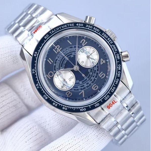 quartz battery men's watch 43mm stainless steel strap designer sapphire waterproof casual classic fashion wristwatch montre de luxe, Slivery;brown
quartz battery men's watch 43mm stainless steel strap designer sapphire waterproof casual classic fashion wristwatch montre de luxe, Slivery;brown