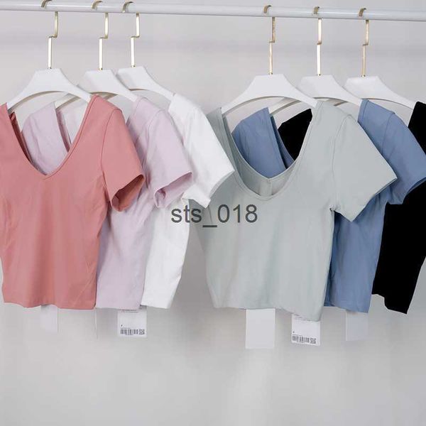yoga outfit ll women's yoga sports short sleeve tight crop t-shirt v neck u back beauty back fitness t230228
yoga outfit ll women's yoga sports short sleeve tight crop t-shirt v neck u back beauty back fitness t230228