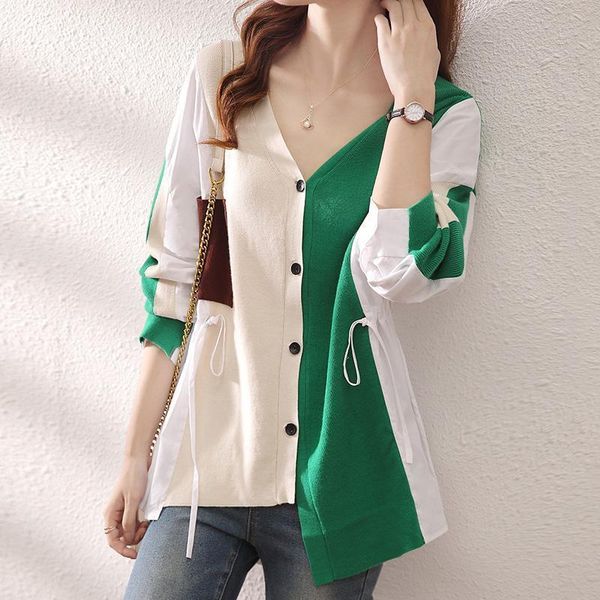 women's blouses shirts fashion v-neck spliced batwing sleeve lace up oversized irregular blouse loose asymmetrical casual women clothin, White
women's blouses shirts fashion v-neck spliced batwing sleeve lace up oversized irregular blouse loose asymmetrical casual women clothin, White