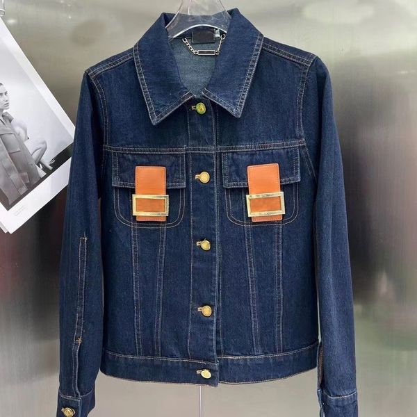 wt102-women's jackets brand designer denim jacket women's spring new senior fan casual design sense niche short letters top, Black;brown
wt102-women's jackets brand designer denim jacket women's spring new senior fan casual design sense niche short letters top, Black;brown