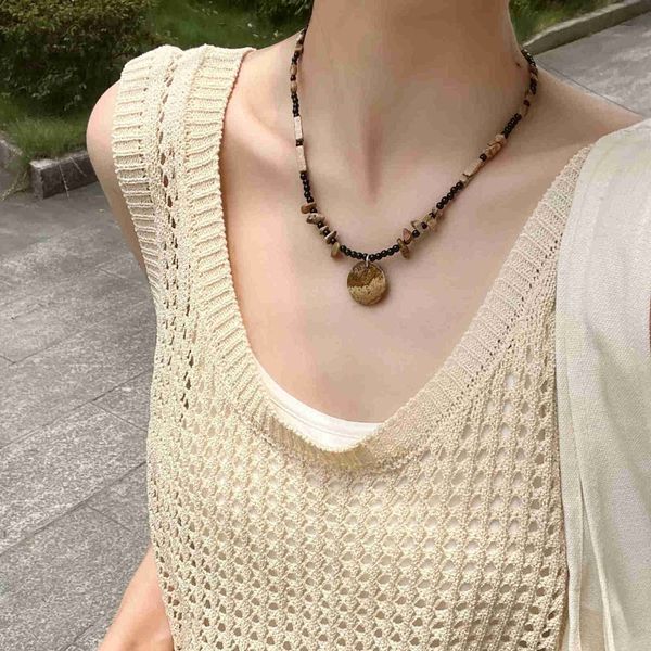 fine jewellery wear pretty solitary desert wild land~original chinese painting stone black agate beaded necklace small design natural lockbo
fine jewellery wear pretty solitary desert wild land~original chinese painting stone black agate beaded necklace small design natural lockbo