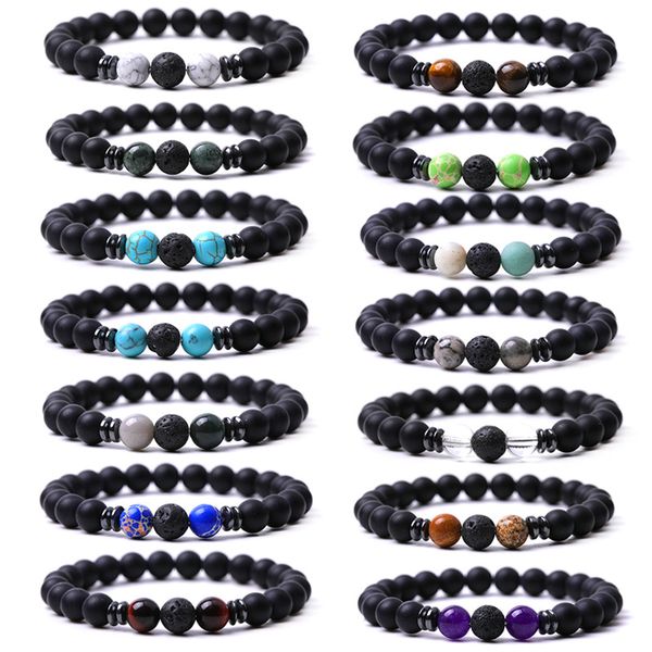 8mm black matte stone beads bracelet tiger eye agates hematite beads bracelet for women men buddha energy yoga jewelry
8mm black matte stone beads bracelet tiger eye agates hematite beads bracelet for women men buddha energy yoga jewelry
