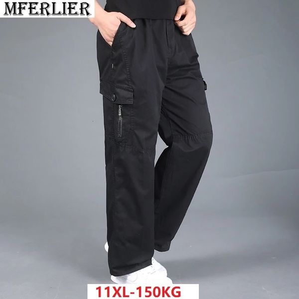 men's pants summer spring men cargo pants cotton pockets zipper out door plus size 8xl casual labor protection straight pants trousers, Black
men's pants summer spring men cargo pants cotton pockets zipper out door plus size 8xl casual labor protection straight pants trousers, Black