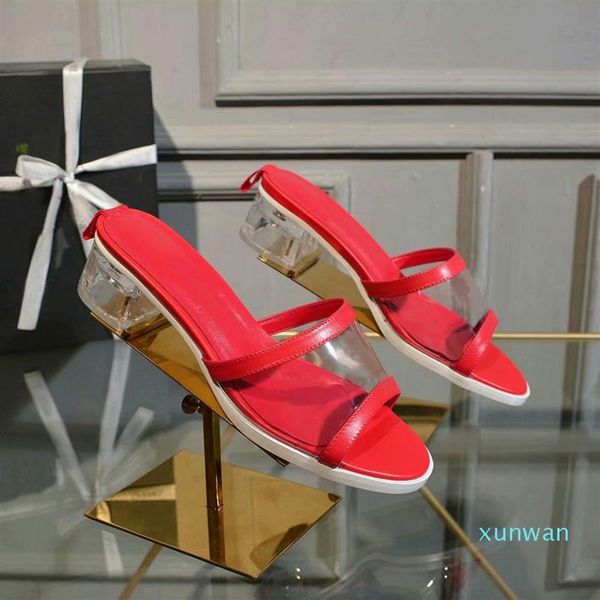 drop red blue black brand designer slippers mules pvc & lambskin women low heel fashion shoe230r
drop red blue black brand designer slippers mules pvc & lambskin women low heel fashion shoe230r