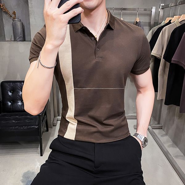 men's polos british style summer men polo shirts short sleeve solid front pocket decor korean slim fit casual polo homme streetwear 4xl, White;black
men's polos british style summer men polo shirts short sleeve solid front pocket decor korean slim fit casual polo homme streetwear 4xl, White;black