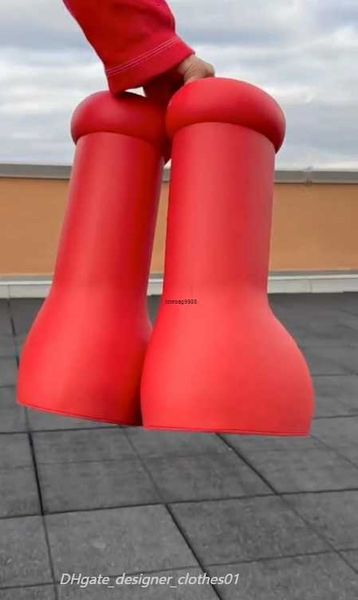 2023 mschf men women rain boots designers big red boot thick bottom non-slip booties rubber platform bootie fashion astro boy size 35-46 3a, Black
2023 mschf men women rain boots designers big red boot thick bottom non-slip booties rubber platform bootie fashion astro boy size 35-46 3a, Black