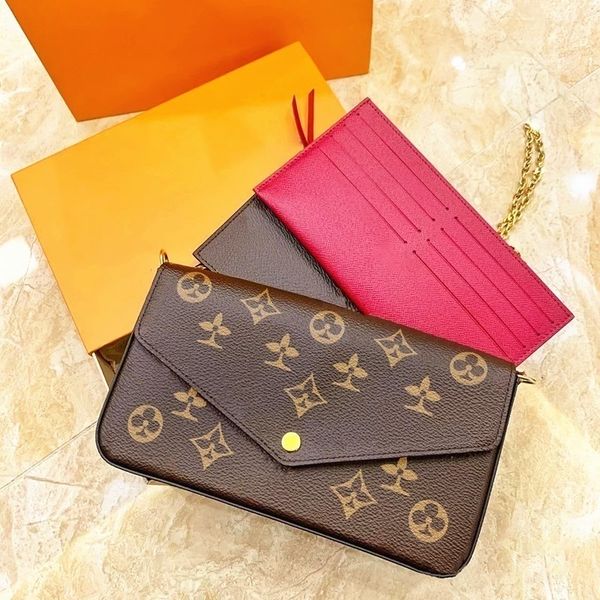 3pcs set women classic luxury designer handbag pochette felicie bag genuine leather shoulder clutch tote messenger louiseity purse viutonity
3pcs set women classic luxury designer handbag pochette felicie bag genuine leather shoulder clutch tote messenger louiseity purse viutonity