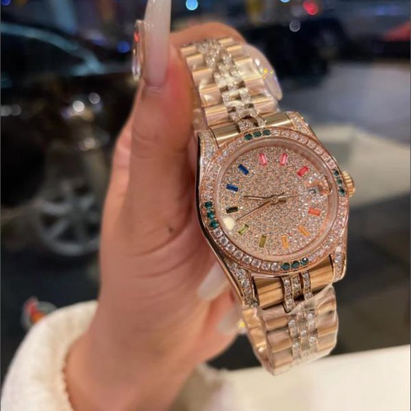 2023 women's luxury watch 31mm stainless steel 904l diamond waterproof luminous fashion watch, Slivery;brown
2023 women's luxury watch 31mm stainless steel 904l diamond waterproof luminous fashion watch, Slivery;brown